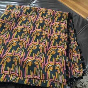 Bel Kazan Colorful Patterned women’s scarf wrap.